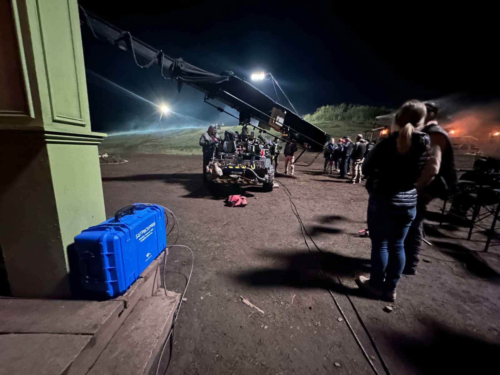 SatPack Pro operating in standing water